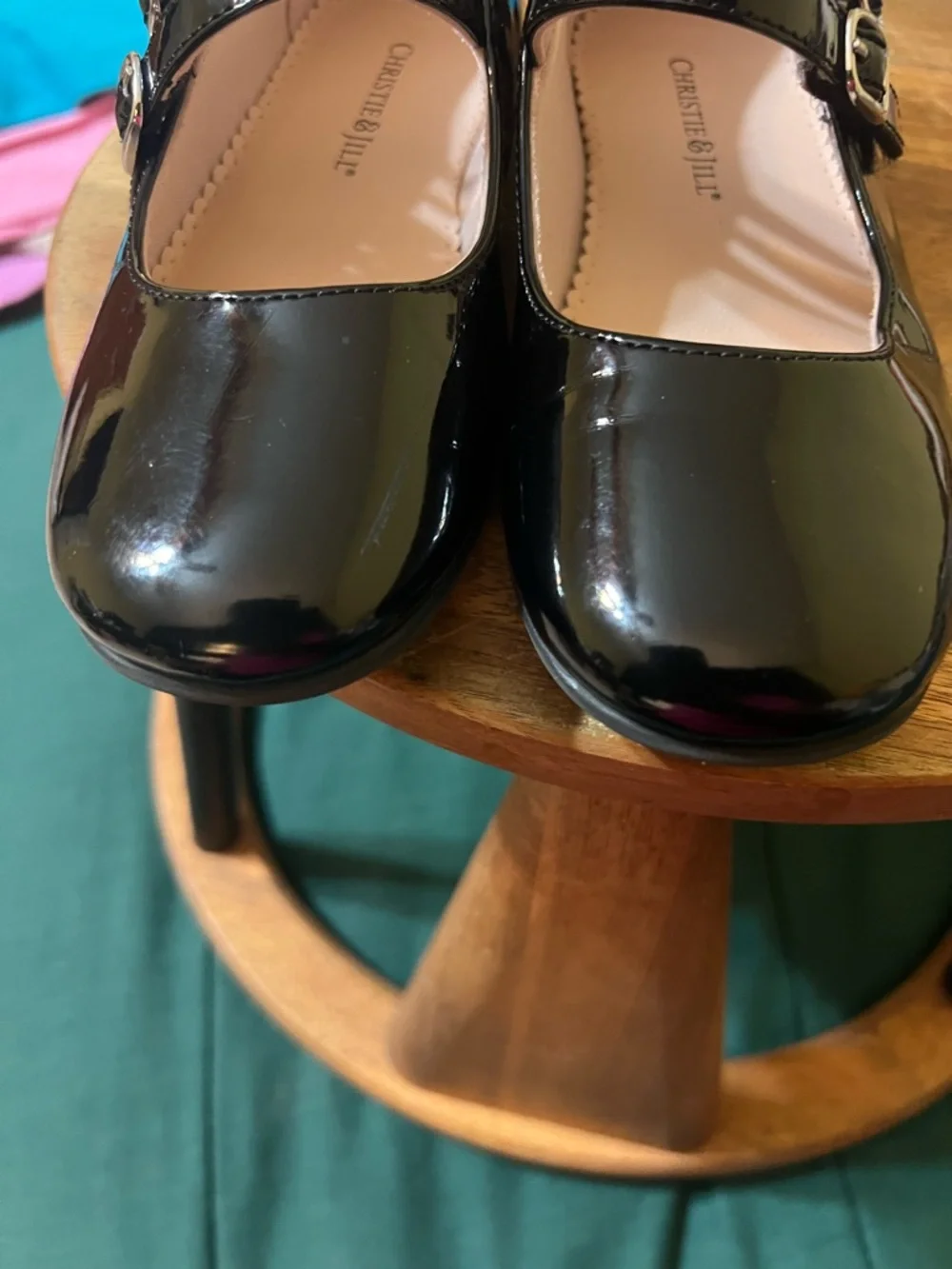 Girls Black Patent Mary Jane Dress Shoes